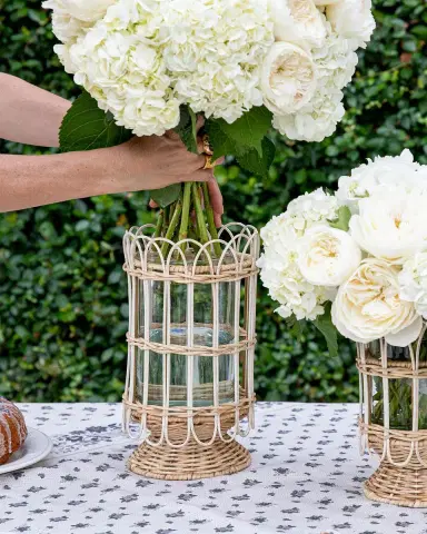 Juliska Provence Rattan 11.5" Hurricane | Thumbnail 6 Juliska Provence Rattan 11.5" Hurricane | Thumbnail 6