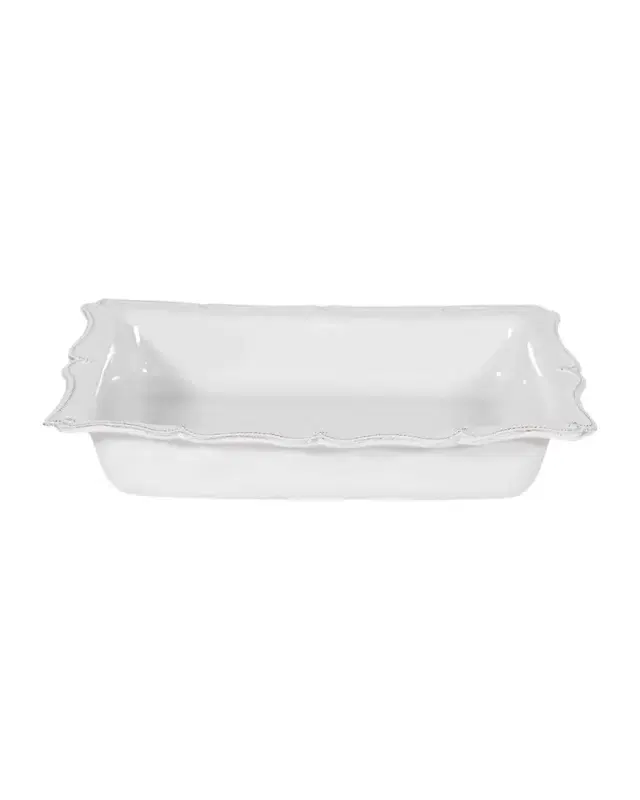 Juliska Berry & Thread Whitewash 17" Rectangular Baker, 3.2 Quarts