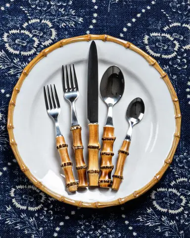 Juliska Bamboo 20-Piece Flatware Set | Thumbnail 3