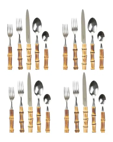 Juliska Bamboo 20-Piece Flatware Set | Thumbnail 1