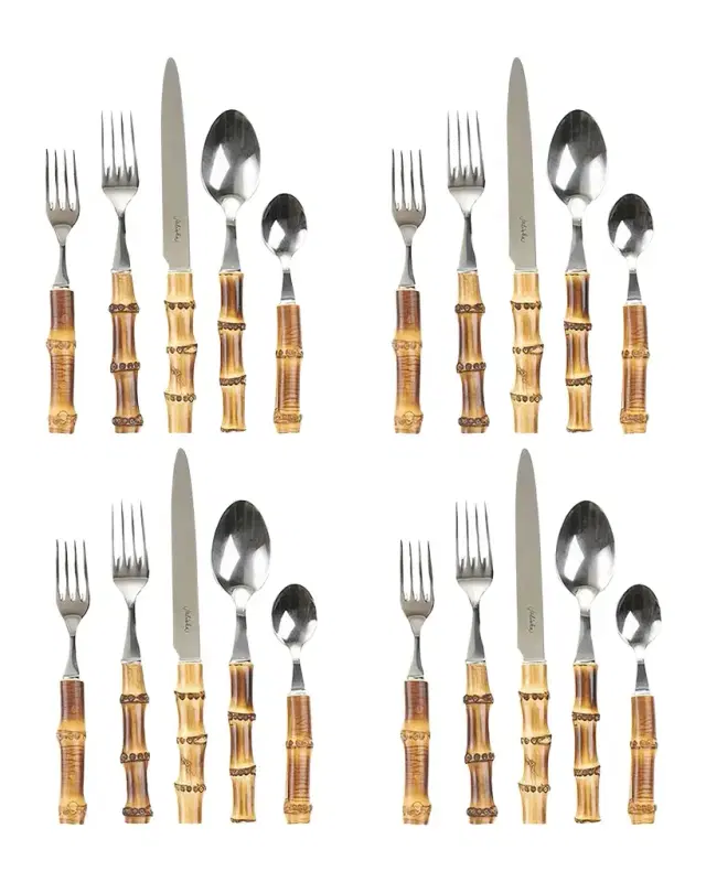 Juliska Bamboo 20-Piece Flatware Set