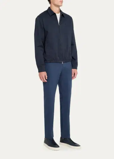 Vince Men's Dylan Peached Cotton 5-Pocket Pants | Thumbnail 2