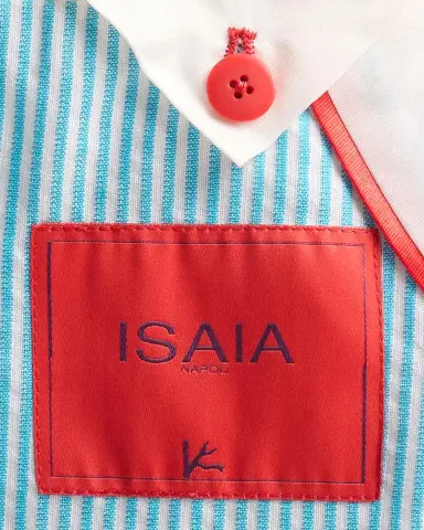 Isaia Seersucker Cotton-Silk Jacket | Thumbnail 6