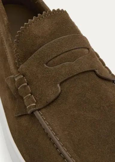 Christian Louboutin Men's The Harold I Flat Leather Red-Sole Boat Shoes | Thumbnail 5
