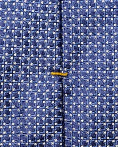 Eton Men's Micro-Geometric Jacquard Silk Tie | Thumbnail 3