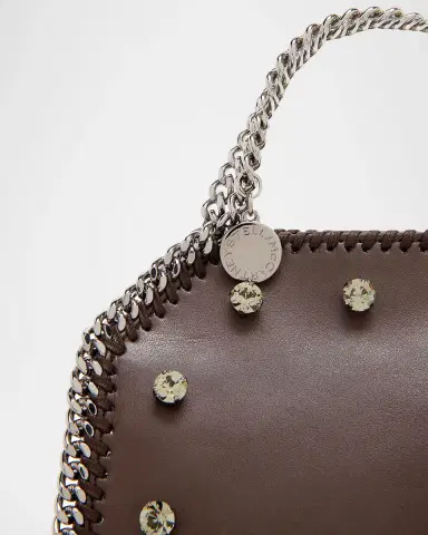 Stella McCartney Falabella Tiny Crystal Studded Shoulder Bag | Thumbnail 4 Stella McCartney Falabella Tiny Crystal Studded Shoulder Bag | Thumbnail 4
