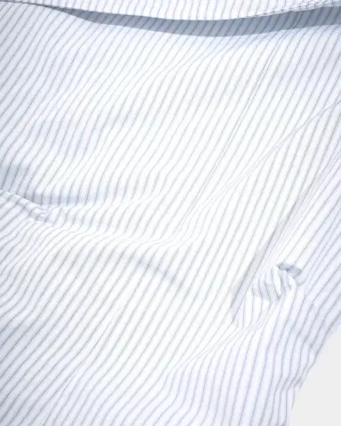 Malo Pinstriped Cotton Off-The-Shoulder Midi-Dress | Thumbnail 6 Malo Pinstriped Cotton Off-The-Shoulder Midi-Dress | Thumbnail 6