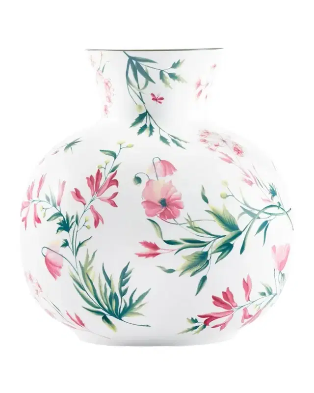 GINORI 1735 Florenza Floral Porcelain Vase