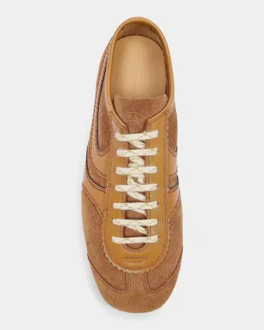Dries Van Noten Round-Toe Suede Low-Top Sneakers | Thumbnail 4 Dries Van Noten Round-Toe Suede Low-Top Sneakers | Thumbnail 4