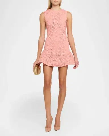Stella McCartney Sleeveless Sculpted Lace Mini Dress | Thumbnail 2 Stella McCartney Sleeveless Sculpted Lace Mini Dress | Thumbnail 2