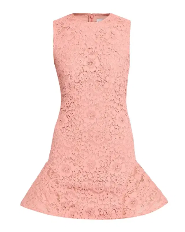 Stella McCartney Sleeveless Sculpted Lace Mini Dress
