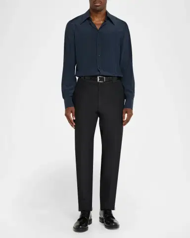 Dolce & Gabbana Point Collar Silk Shirt | Thumbnail 2