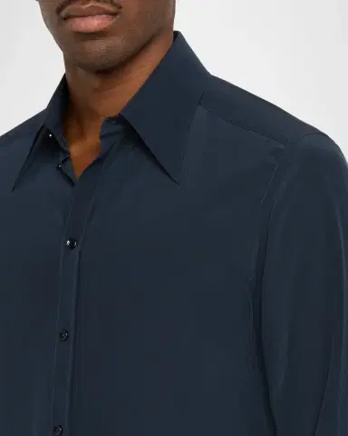 Dolce & Gabbana Point Collar Silk Shirt | Thumbnail 7