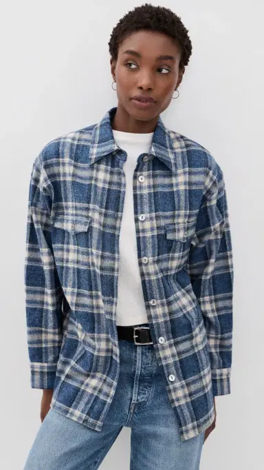Citizens of Humanity Vintage Button Down Shirt arina Plaid | Thumbnail 2 Citizens of Humanity Vintage Button Down Shirt arina Plaid | Thumbnail 2
