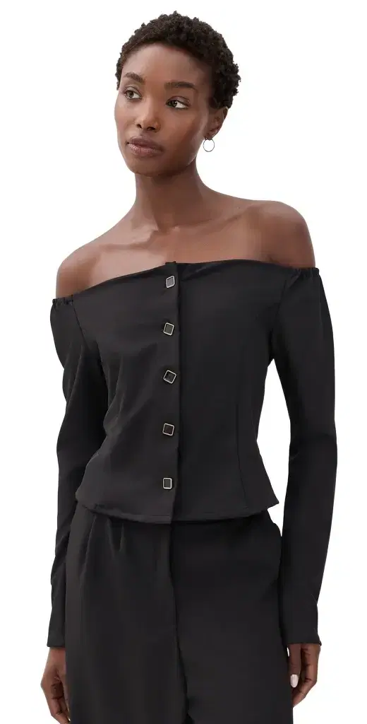 The Lulo Project Silencio Blouse Black01