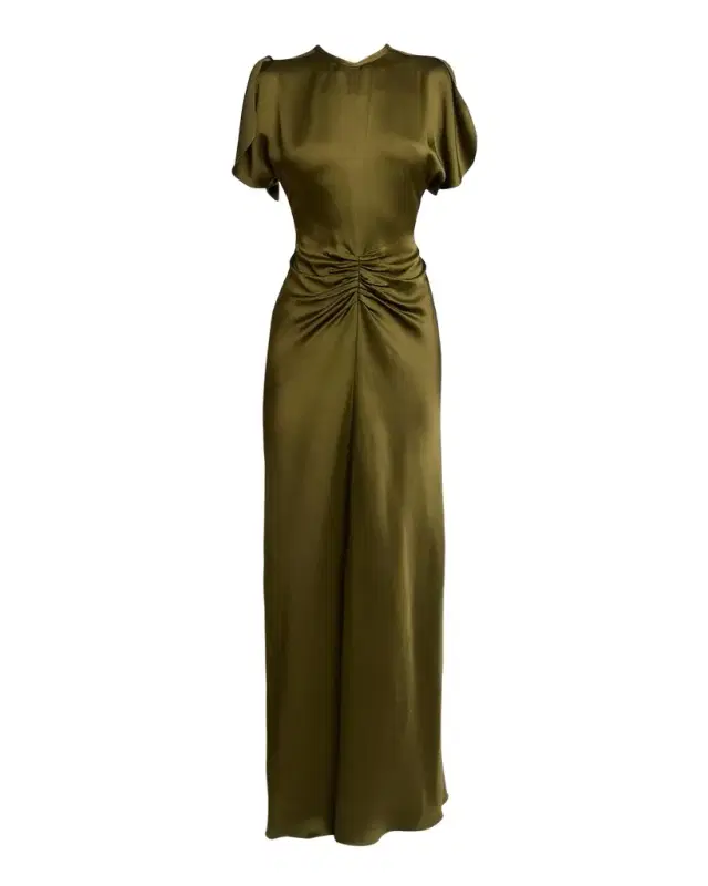 Victoria Beckham Isabella Satin Column Gown