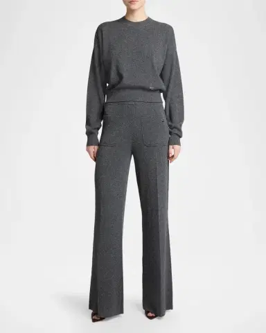 Victoria Beckham Alina Wool-Blend Pants | Thumbnail 2 Victoria Beckham Alina Wool-Blend Pants | Thumbnail 2