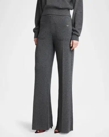 Victoria Beckham Alina Wool-Blend Pants | Thumbnail 4 Victoria Beckham Alina Wool-Blend Pants | Thumbnail 4
