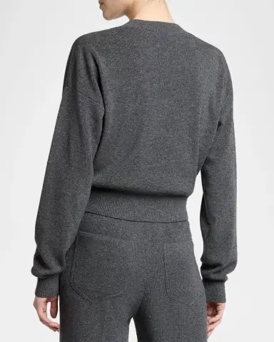 Victoria Beckham Wool-Blend Crewneck Sweater | Thumbnail 3