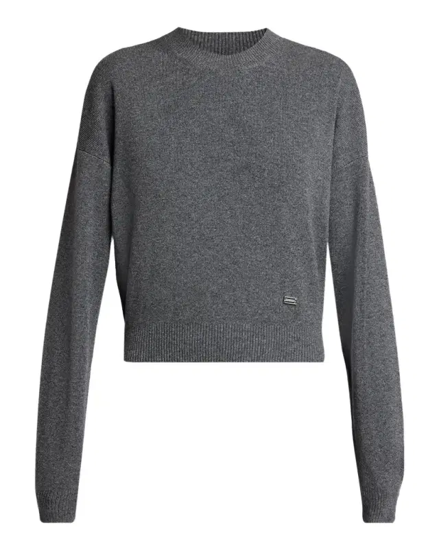 Victoria Beckham Wool-Blend Crewneck Sweater
