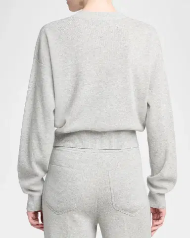 Victoria Beckham Wool-Blend Crewneck Sweater | Thumbnail 3