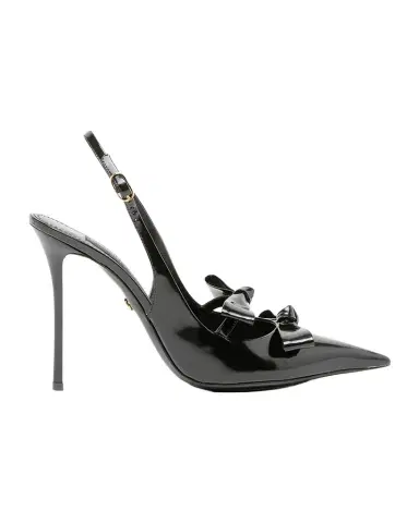 Dolce & Gabbana Patent Leather Bow Slingback Pumps | Thumbnail 1