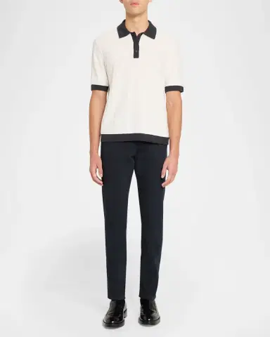 rag & bone Men's Zuma Stripe Contrast-Trim Polo Shirt | Thumbnail 2 rag & bone Men's Zuma Stripe Contrast-Trim Polo Shirt | Thumbnail 2