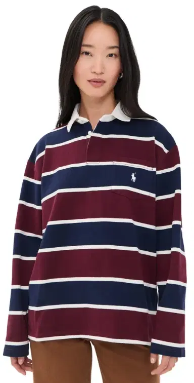 Polo Ralph Lauren Vintage Rugby Polo Tee Harvard Wine ulti | Thumbnail 1 Polo Ralph Lauren Vintage Rugby Polo Tee Harvard Wine ulti | Thumbnail 1