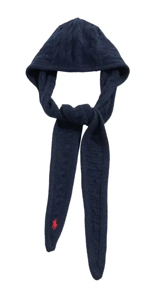 Polo Ralph Lauren Cable Hoodie Wrap Hunter Navy One Size