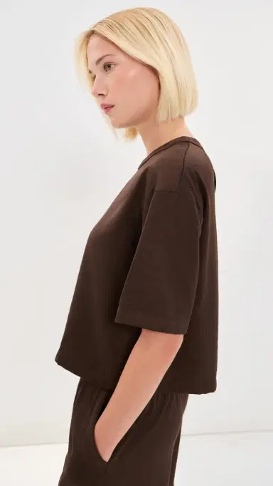 LE BOP Chandler Satin Tee | Thumbnail 4 LE BOP Chandler Satin Tee | Thumbnail 4