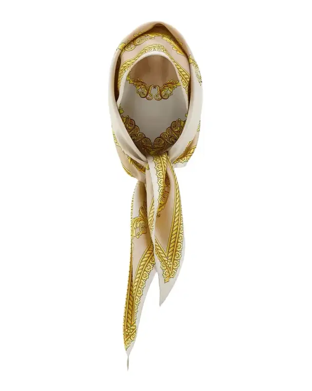 Versace Barocco Silk Twill Scarf