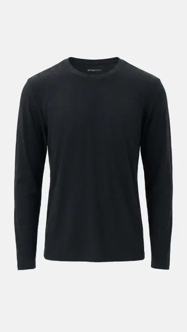 Beyond Yoga Always Beyond Long Sleeve Crew 2.0 Darkest Night | Thumbnail 2