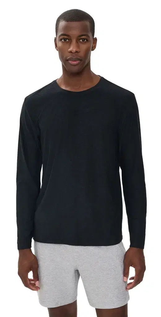 Beyond Yoga Always Beyond Long Sleeve Crew 2.0 Darkest Night