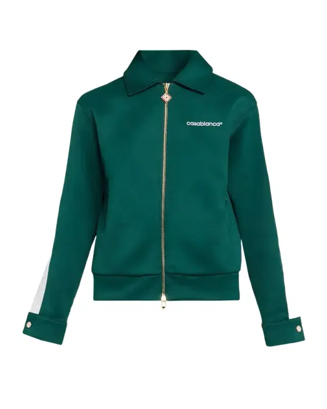 Casablanca Side-Stripe Scuba Bomber Jacket