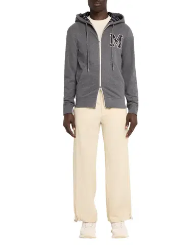 Moncler Men's Full-Zip Monogram Hoodie | Thumbnail 6
