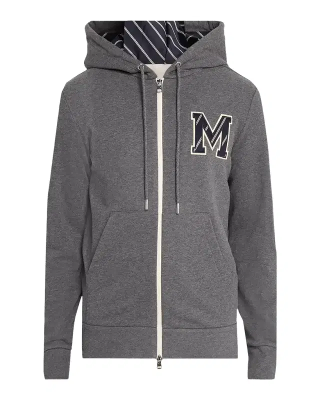 Moncler Men's Full-Zip Monogram Hoodie
