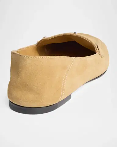 Gucci Jordaan Soft Suede Loafers with Horsebit | Thumbnail 3 Gucci Jordaan Soft Suede Loafers with Horsebit | Thumbnail 3