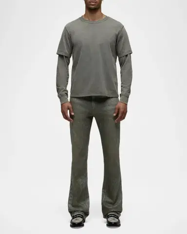Hudson Men's Walker Kick Flare Jeans in | Thumbnail 2