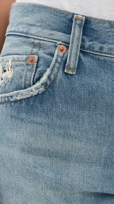 RE/DONE Blondie Straight Jeans Worn Blue | Thumbnail 6 RE/DONE Blondie Straight Jeans Worn Blue | Thumbnail 6