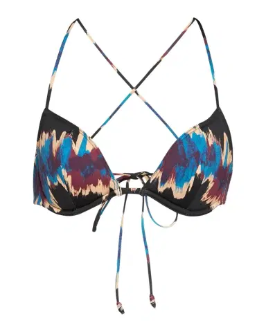 Ulla Johnson Floria Ikat Tie Bikini Top | Thumbnail 1