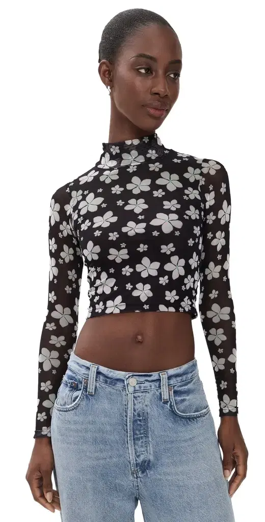 The Lulo Project Cozy esh Top Garden Of Five Black