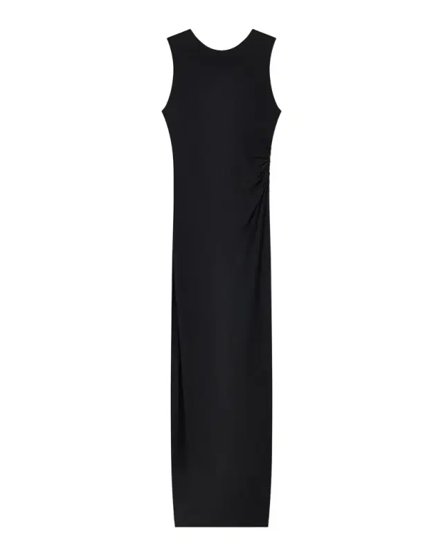 Emporio Armani Sleeveless Jersey Column Maxi Dress