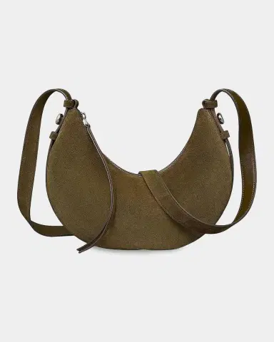 Tory Burch Romy Suede Half Moon Bag | Thumbnail 5