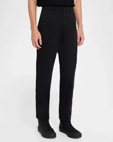 Stone Island Men's Cotton-Stretch Flat-Front Pants | Thumbnail 4