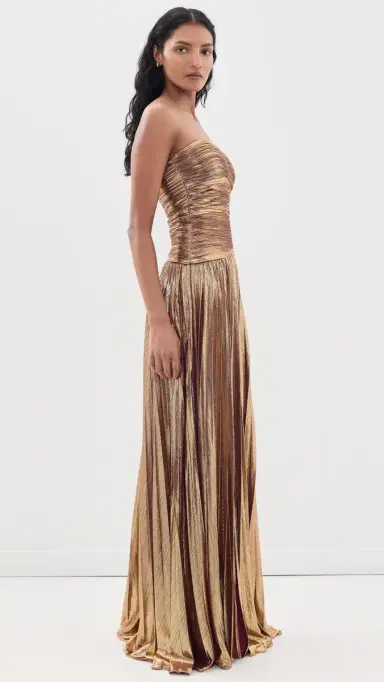 Retrofête aba Dress Golden Port | Thumbnail 4