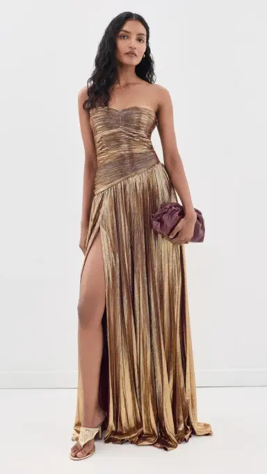 Retrofête aba Dress Golden Port | Thumbnail 5