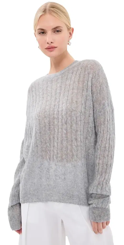 Lisa Yang Amabel Cashmere Sweater Cloudy