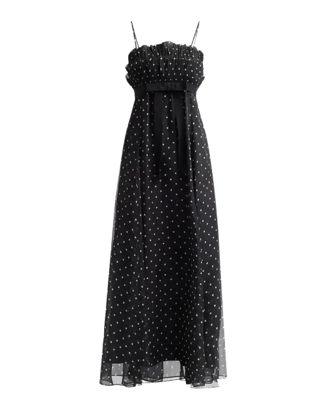 Zimmermann Frill Pleated Maxi Dress