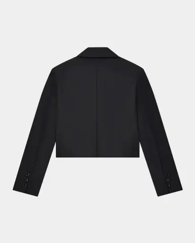 Emporio Armani Cropped Single-Button Boxy Jacket | Thumbnail 5