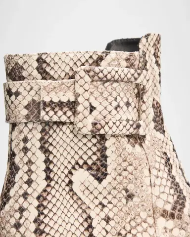 Roger Vivier 45mm Tres Vivier Snake-Printed Leather Ankle Boots | Thumbnail 3 Roger Vivier 45mm Tres Vivier Snake-Printed Leather Ankle Boots | Thumbnail 3